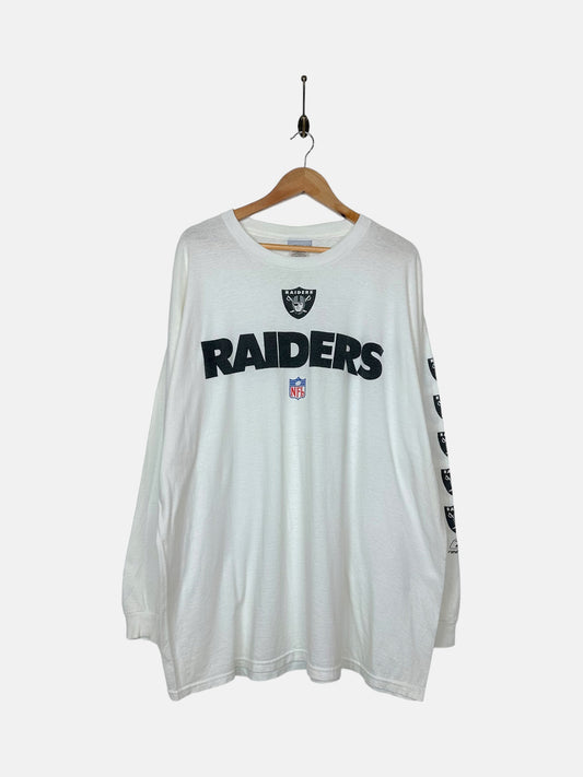90's Oakland Raiders NFL Vintage Longsleeve Shirt Size 2XL