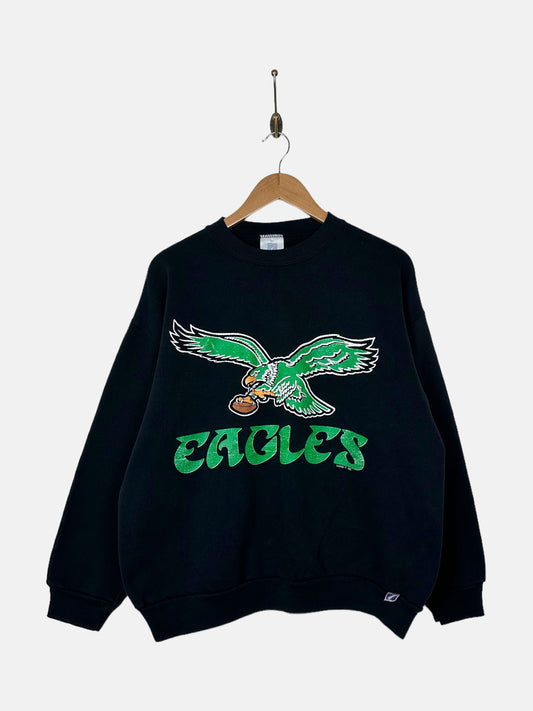 90's Philadelphia Eagles NFL USA Made Vintage Sweatshirt Size S