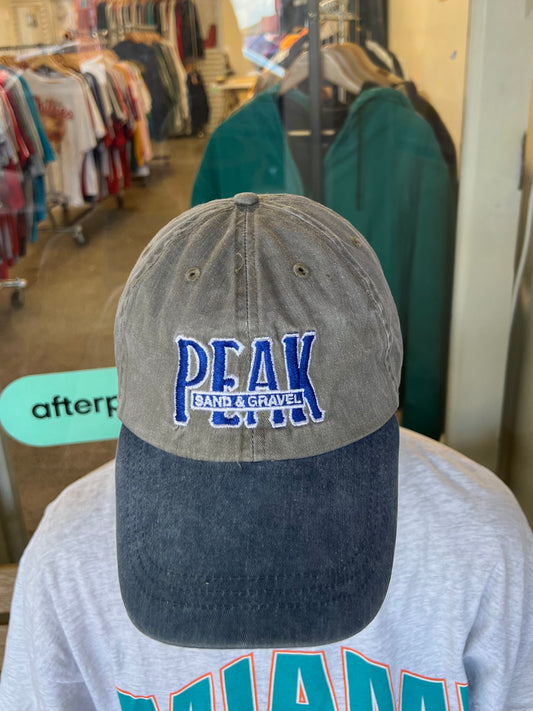 90's Peak Sand & Gravel Embroidered Vintage Cap
