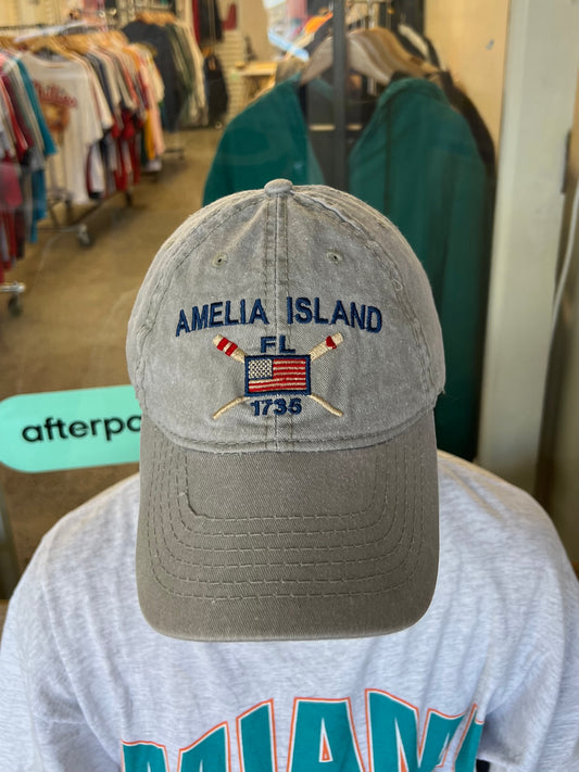 90's Amelia Island Florida Embroidered Vintage Cap