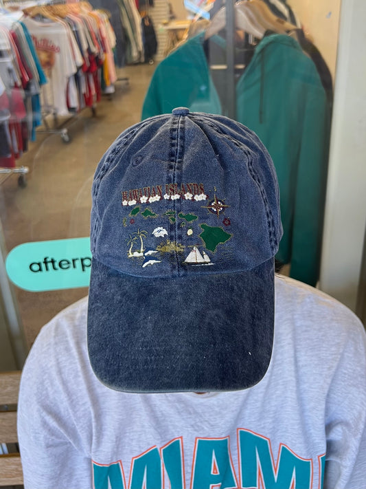 90's Hawaiian Islands Embroidered Vintage Cap