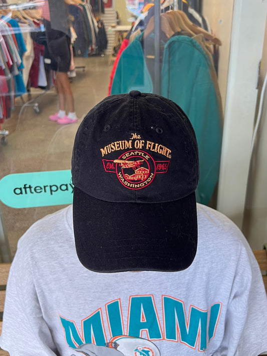 90's The Museum Of Flight Embroidered Vintage Cap