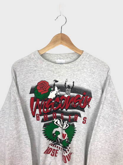Wisconsin Badgers 1994 USA Made Vintage Sweatshirt Size 10-12