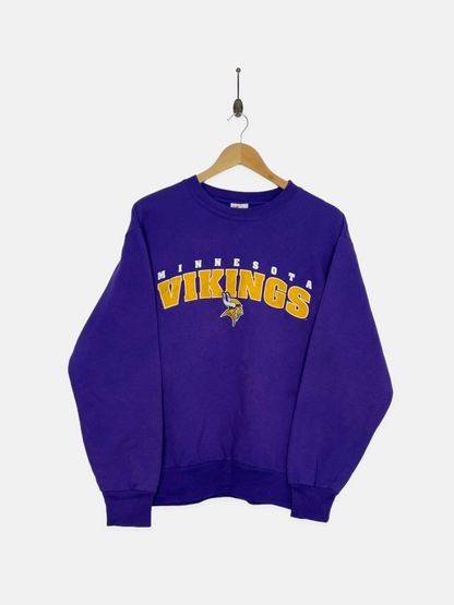 90's Minnesota Vikings NFL USA Made Vintage Sweatshirt Size M