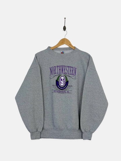 90's Northwestern Wildcats Embroidered Vintage Sweatshirt Size 12
