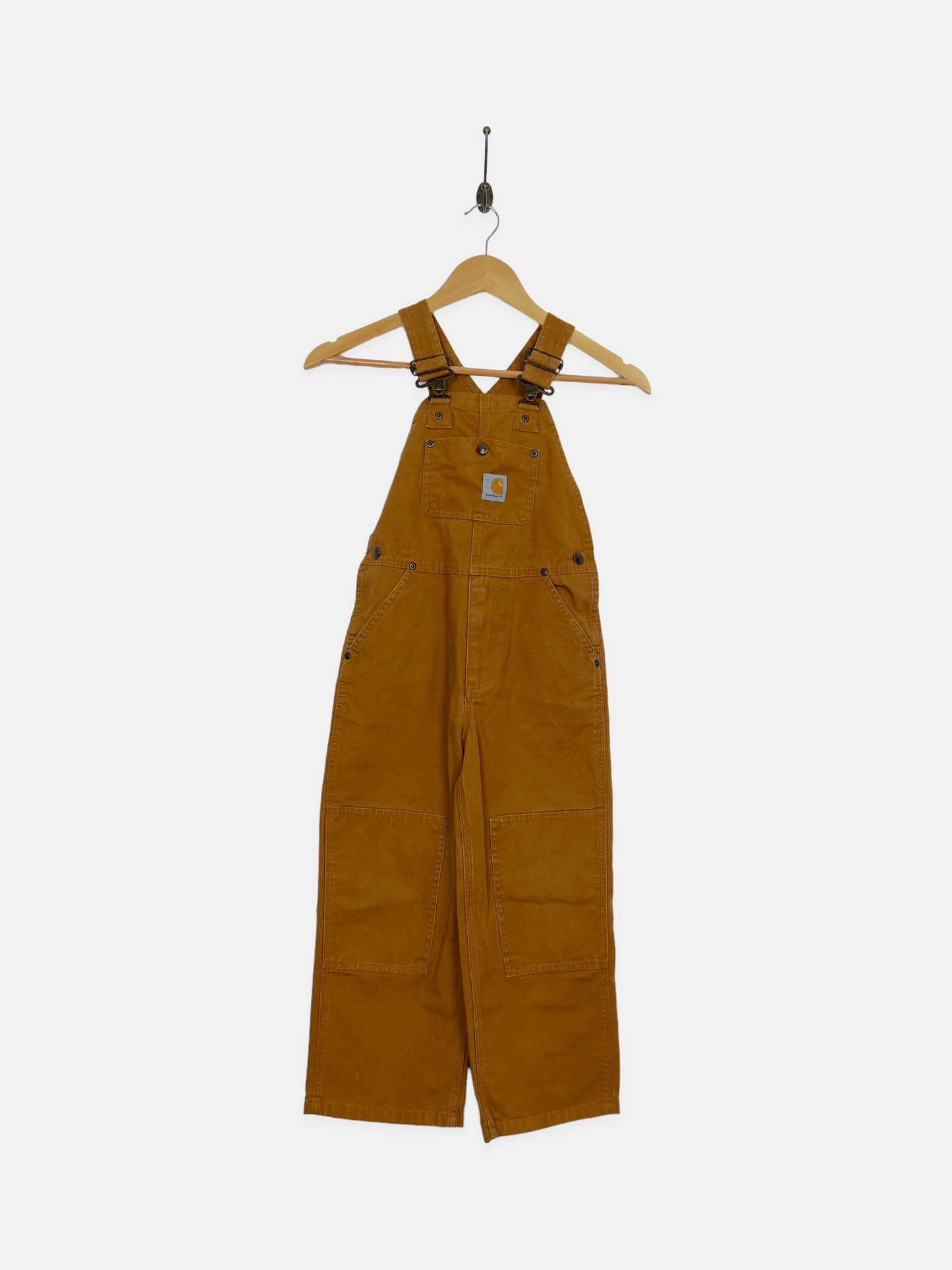 90's Youth Carhartt Heavy Duty Vintage Dungarees/Overalls Kids Size 6
