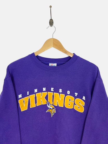 90's Minnesota Vikings NFL USA Made Vintage Sweatshirt Size M