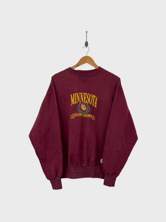 90's Minnesota Gophers Embroidered Vintage Sweatshirt Size 12