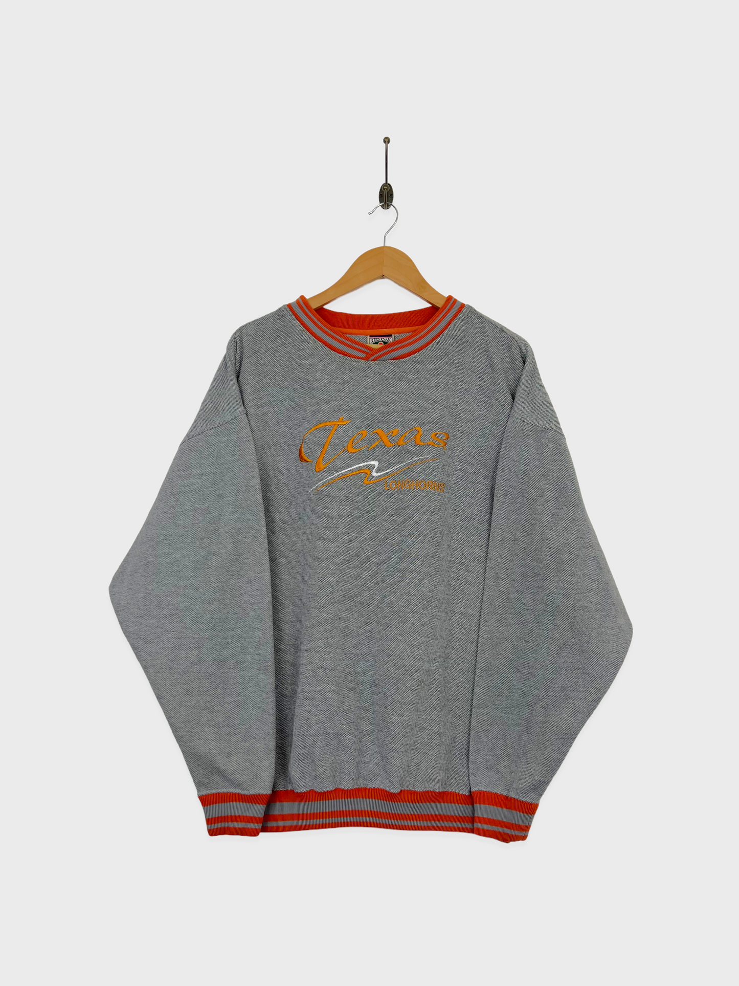 90's Texas Longhorns Embroidered Vintage Sweatshirt Size L