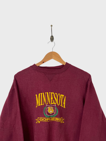 90's Minnesota Gophers Embroidered Vintage Sweatshirt Size 12