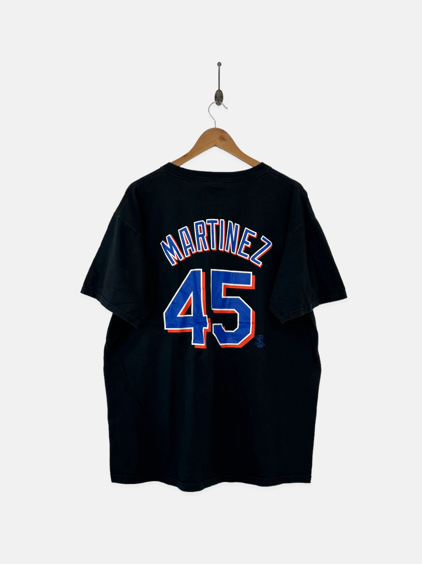 90's New York Mets Martinez #45 MLB Vintage T-Shirt Size XL