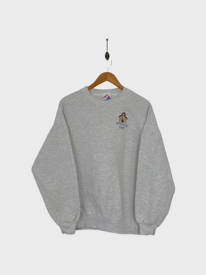 90's Whitstran Staff USA Made Embroidered Vintage Sweatshirt Size M