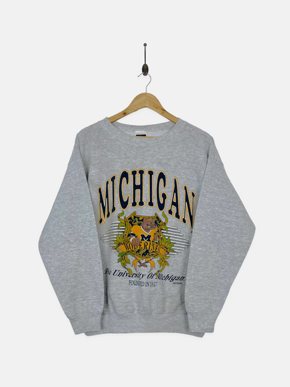 90's Michigan Wolverines USA Made Vintage Sweatshirt Size 12