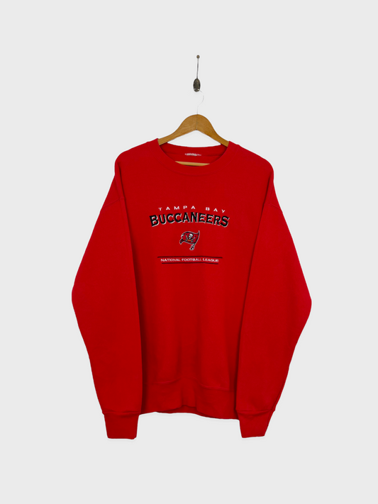 90's Tampa Bay Buccaneers NFL Embroidered Sweatshirt Size L