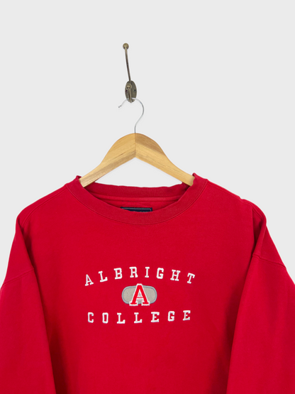 90's Albright College Embroidered Vintage Sweatshirt Size 12