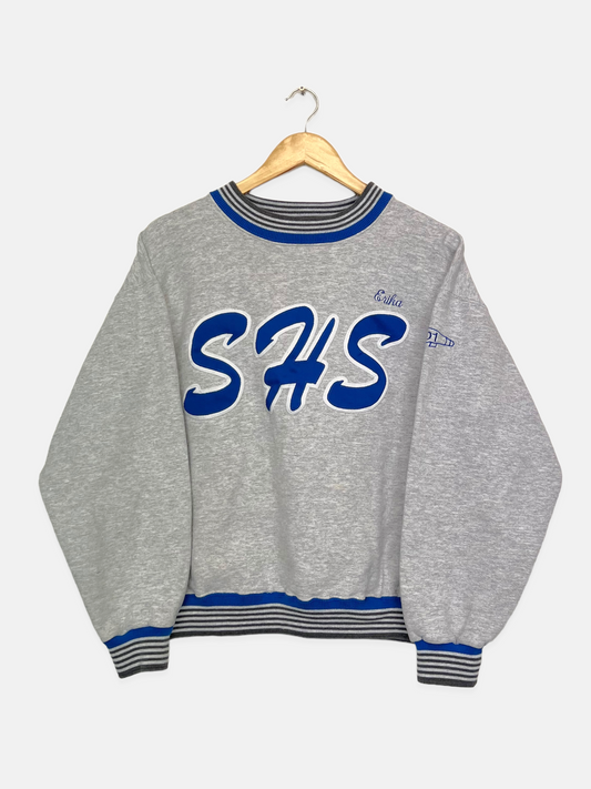 90's SHS University Embroidered Vintage Sweatshirt Size 10