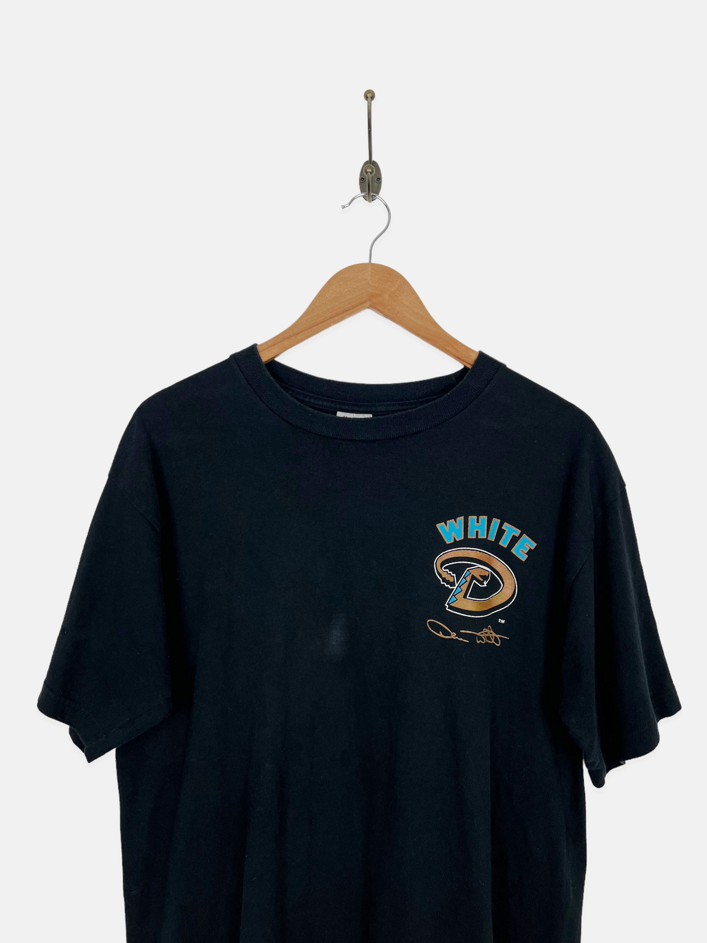 90's Arizona Diamondbacks MLB #22 White Vintage T-Shirt Size M-L