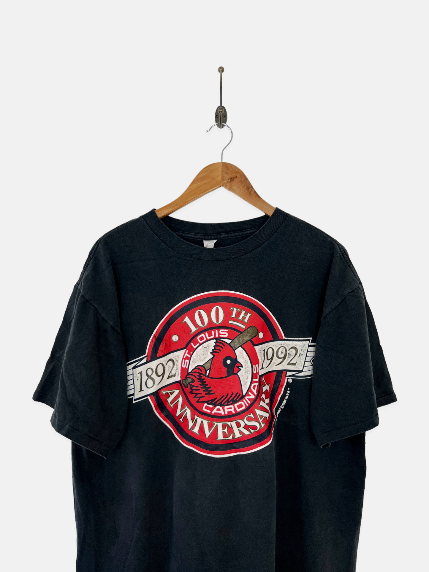 1992 St Louis Cardinals MLB USA Made Vintage T-Shirt Size 12-14