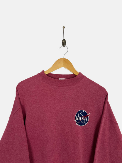 90's NASA USA Made Embroidered Vintage Sweatshirt Size M-L