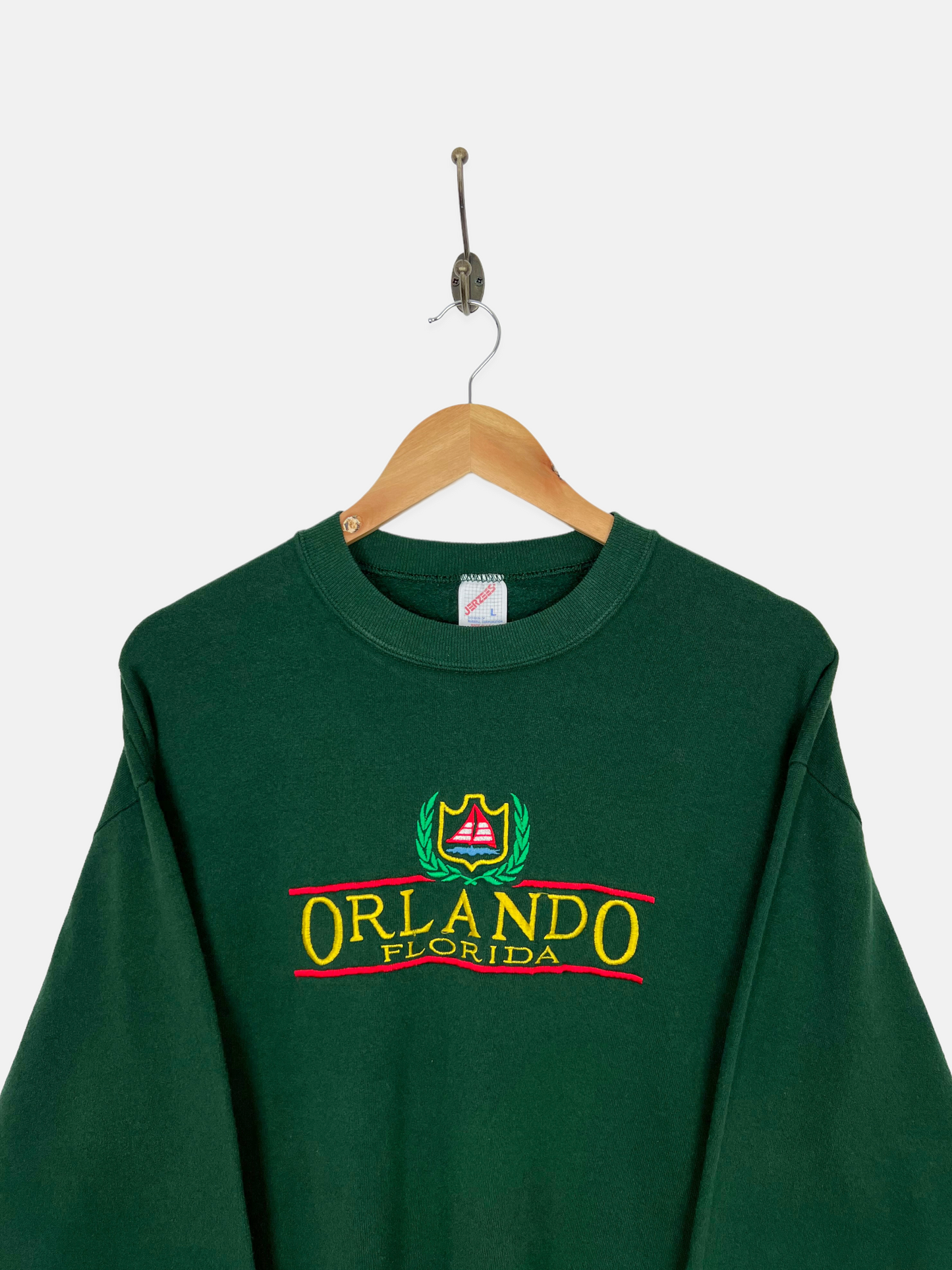 90's Orlando Florida Embroidered Vintage Sweatshirt Size 10-12
