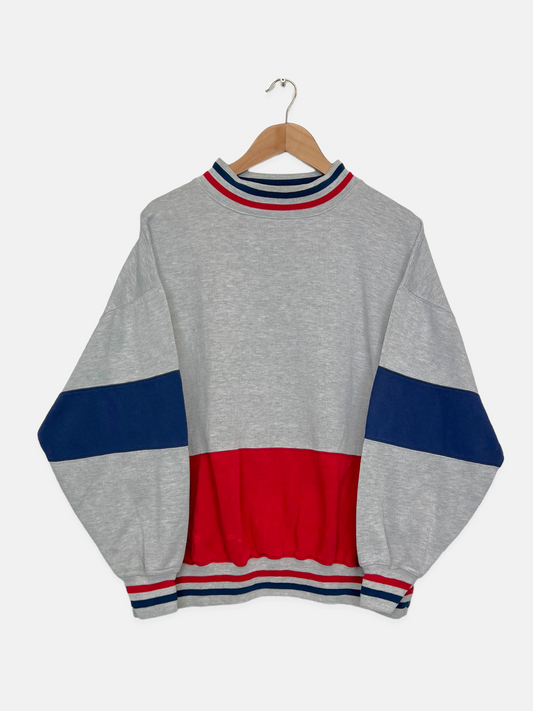 90's Colour-Block Vintage Sweatshirt Size M