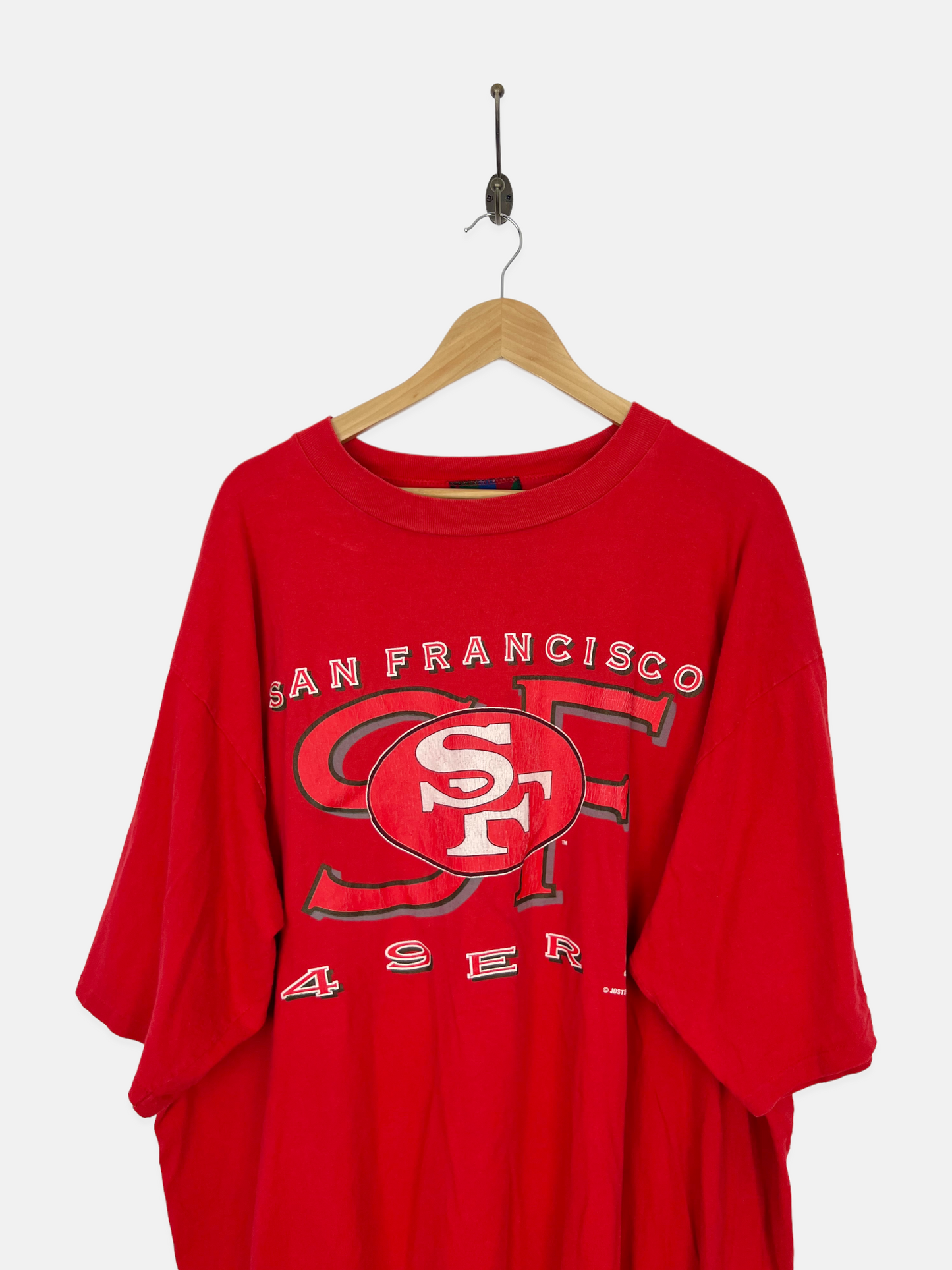 90's San Francisco 49ers NFL USA Made Vintage T-Shirt Size 4XL
