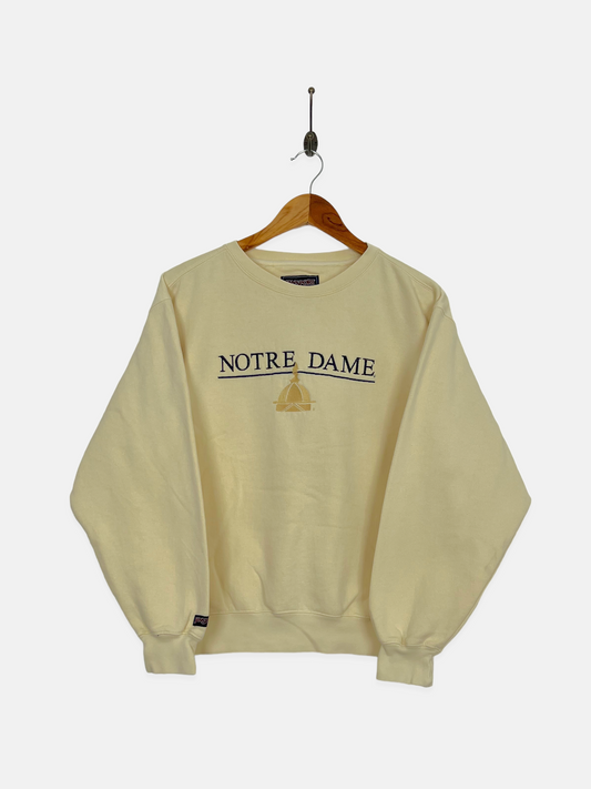 90's Notre Dame Embroidered Jansport Vintage Sweatshirt Size 8