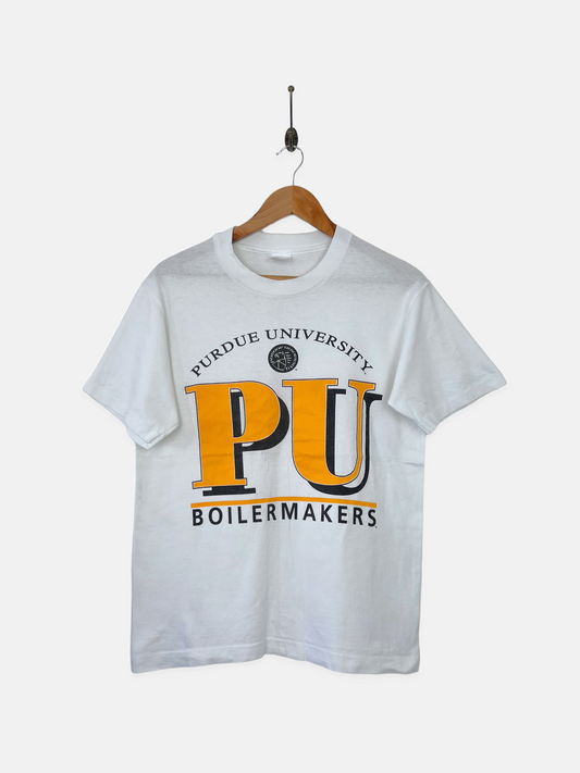 90's Purdue University Boilermakers USA Made Vintage T-Shirt Size 8-10