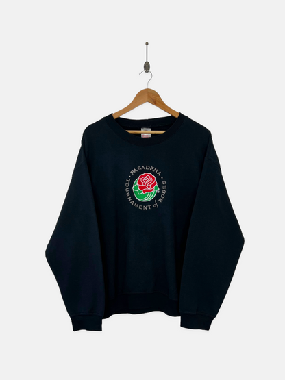 90's Pasadena Tournament of Roses USA Made Embroidered Vintage Sweatshirt Size M-L