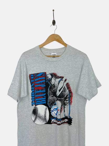 1991 Toronto Blue Jays Canada Made MLB Vintage T-Shirt Size 10-12