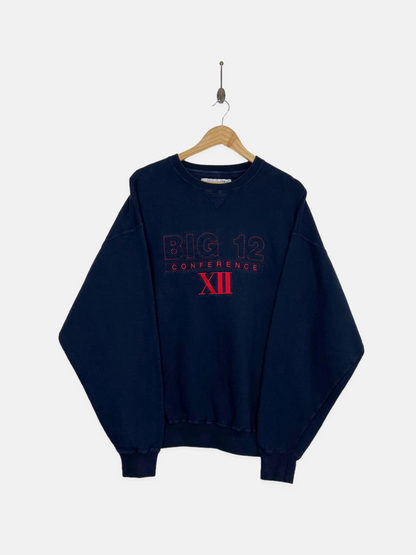 90's Big 12 Conference XII Embroidered Vintage Sweatshirt Size L-XL