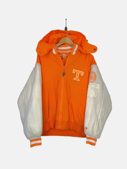 90's Tennessee University Embroidered Reversible Puffer Jacket with Hood Size M-L