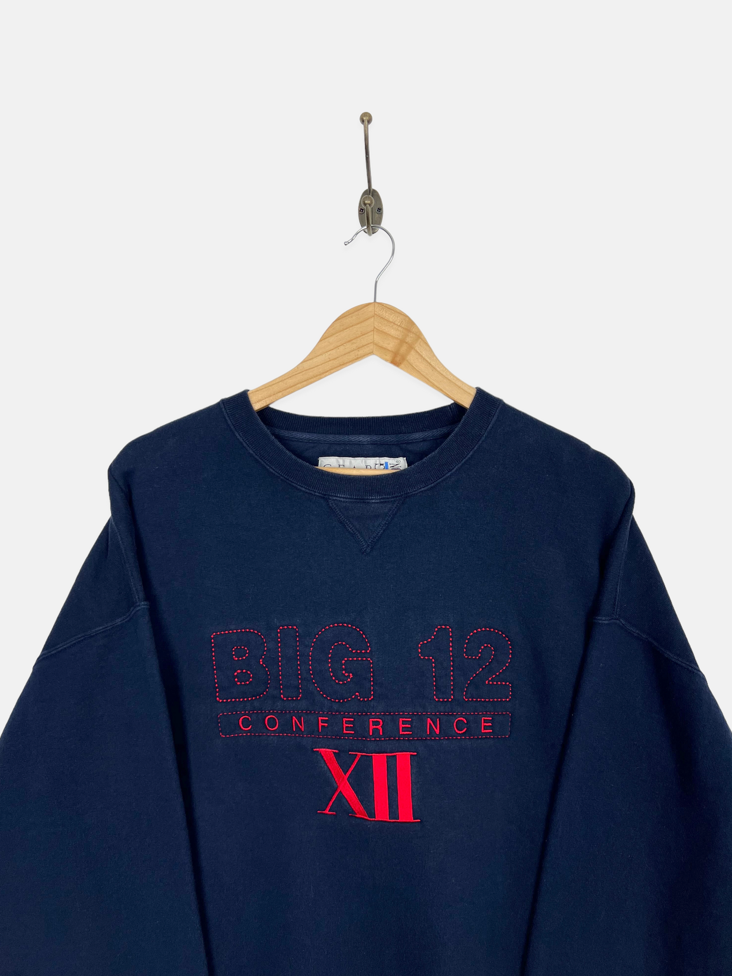 90's Big 12 Conference XII Embroidered Vintage Sweatshirt Size L-XL