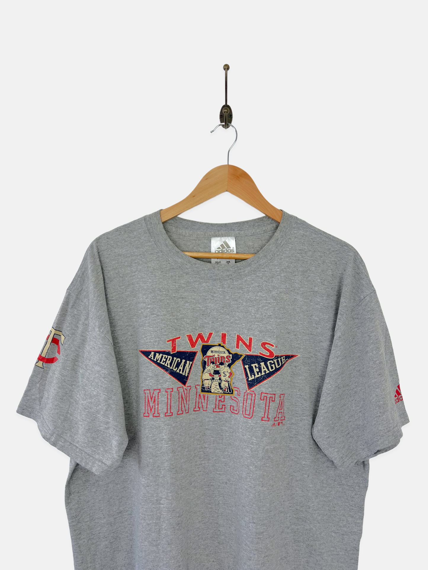 90's Adidas Minnesota Twins MLB Vintage T-Shirt Size XL
