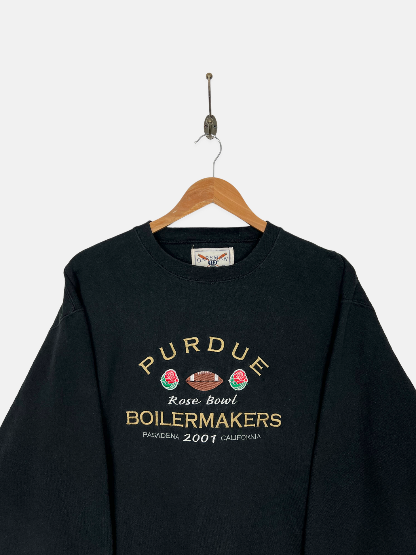 Purdue Boilermakers USA Made Embroidered Vintage Sweatshirt Size M-L
