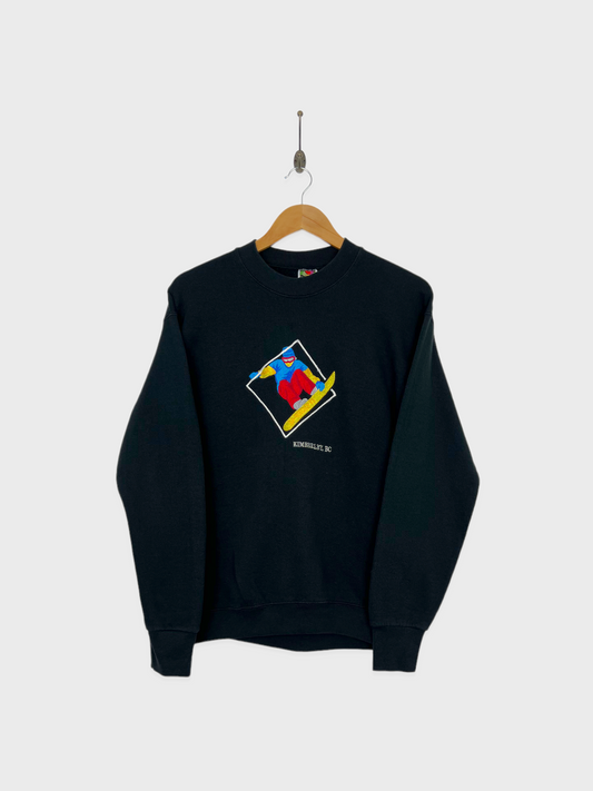 90's Kimberley, BC Canada Made Embroidered Vintage Sweatshirt Size 6