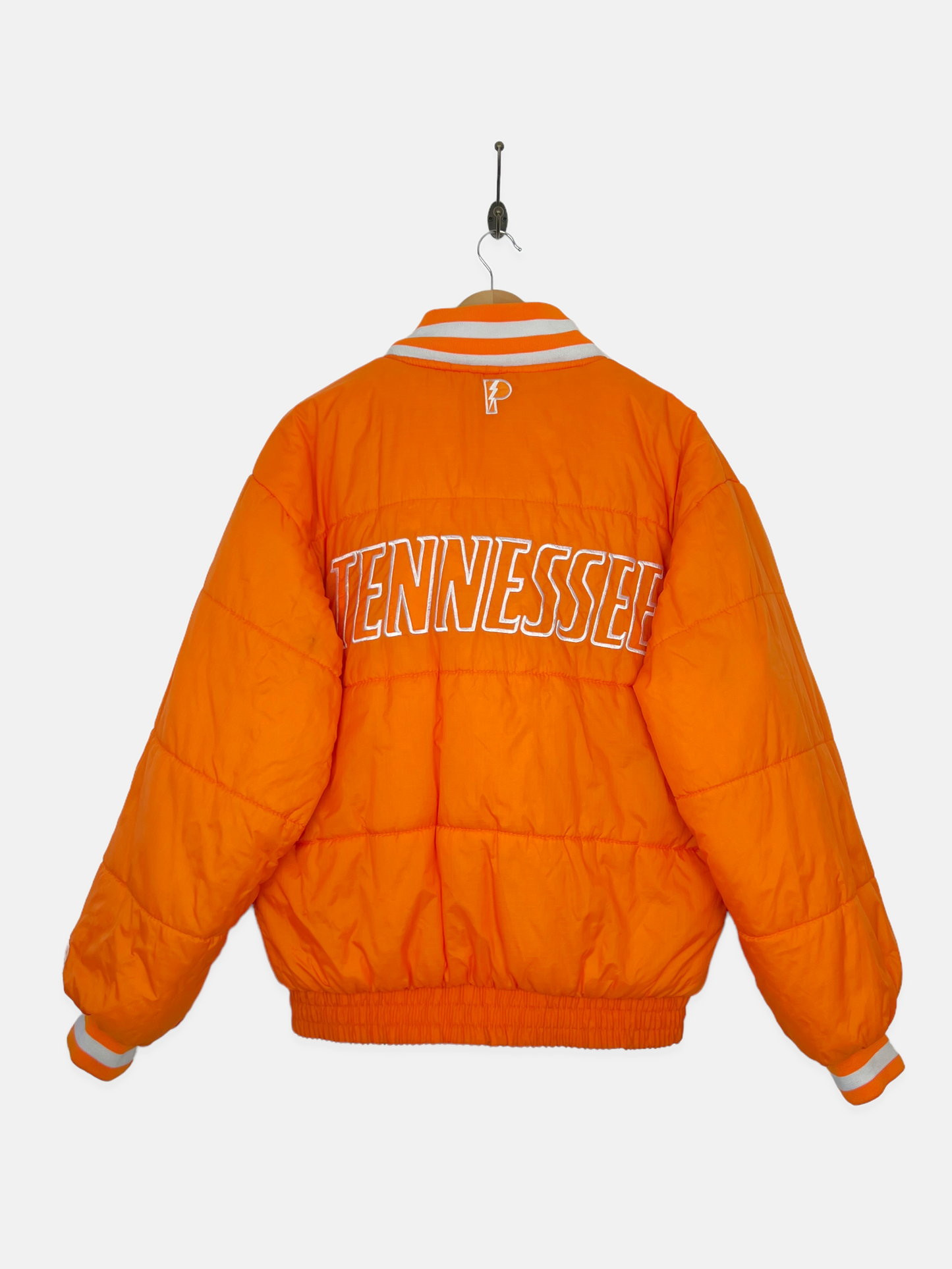 90's Tennessee University Embroidered Reversible Puffer Jacket with Hood Size M-L