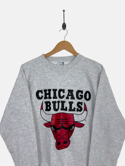 90's Chicago Bulls NBA USA Made Vintage Sweatshirt Size 8