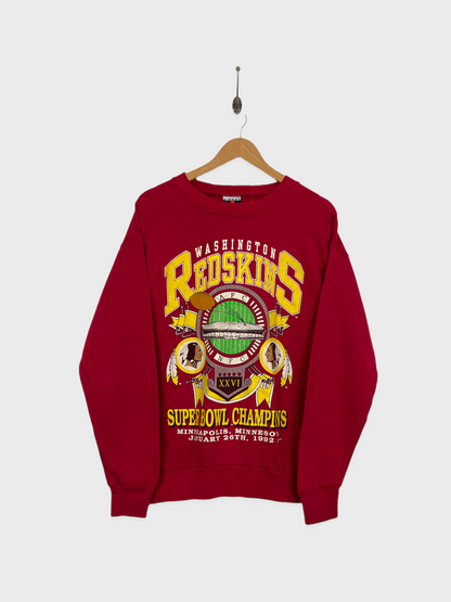 1992 Washington Redskins NFL USA Made Vintage Sweatshirt Size 10