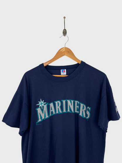 1999 Seattle Mariners MLB USA Made Vintage T-Shirt Size 12