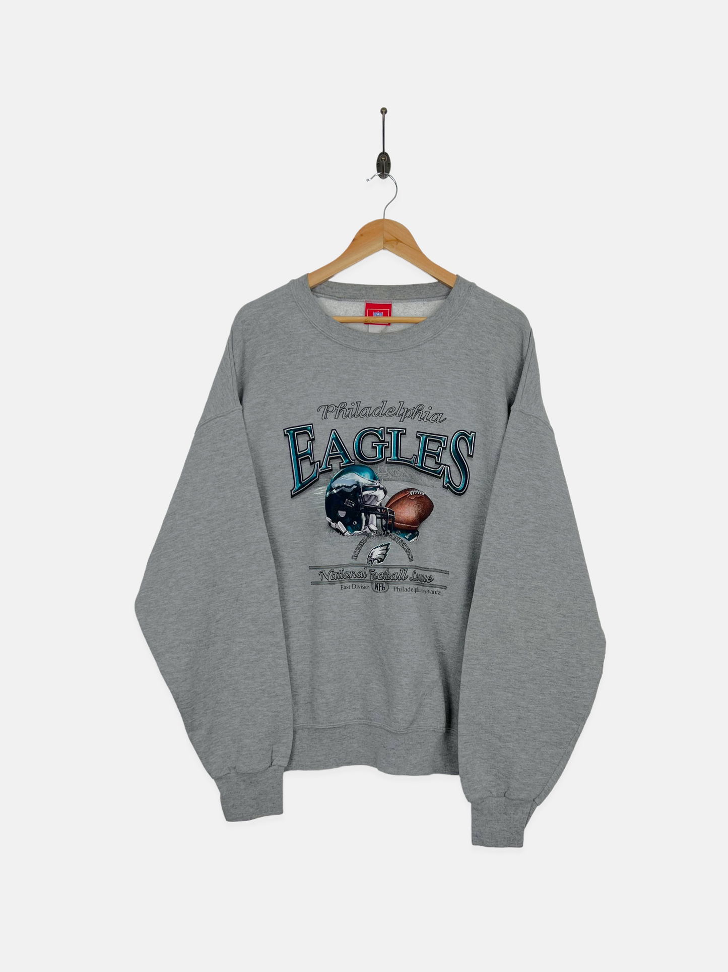 90's Philadelphia Eagles NFL Vintage Sweatshirt Size L-XL