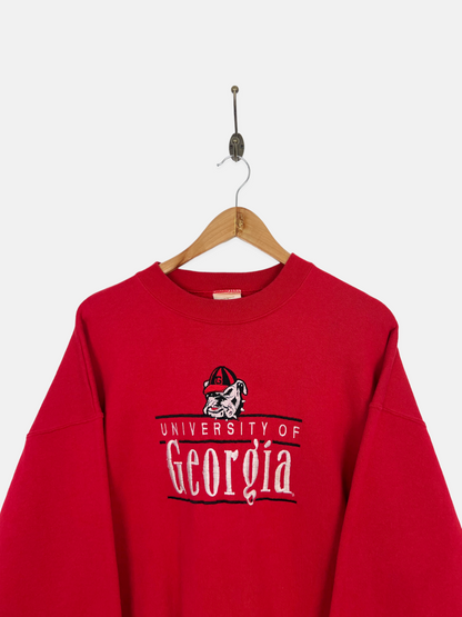 90's Georgia University USA Made Embroidered Vintage Sweatshirt Size XL