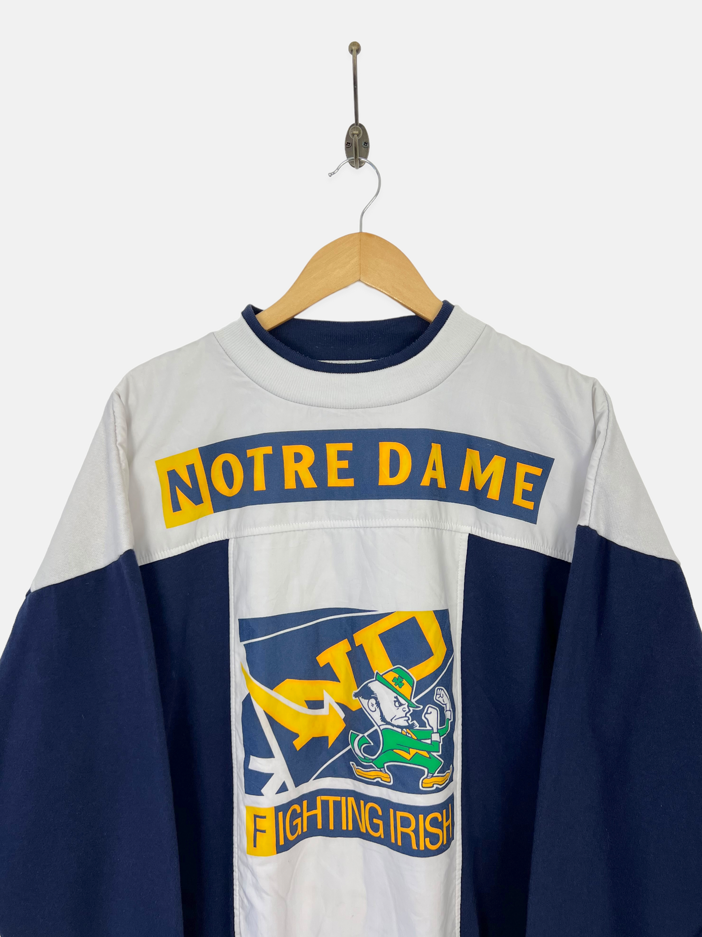 90s Notre Dame University Vintage Sweatshirt Size 10