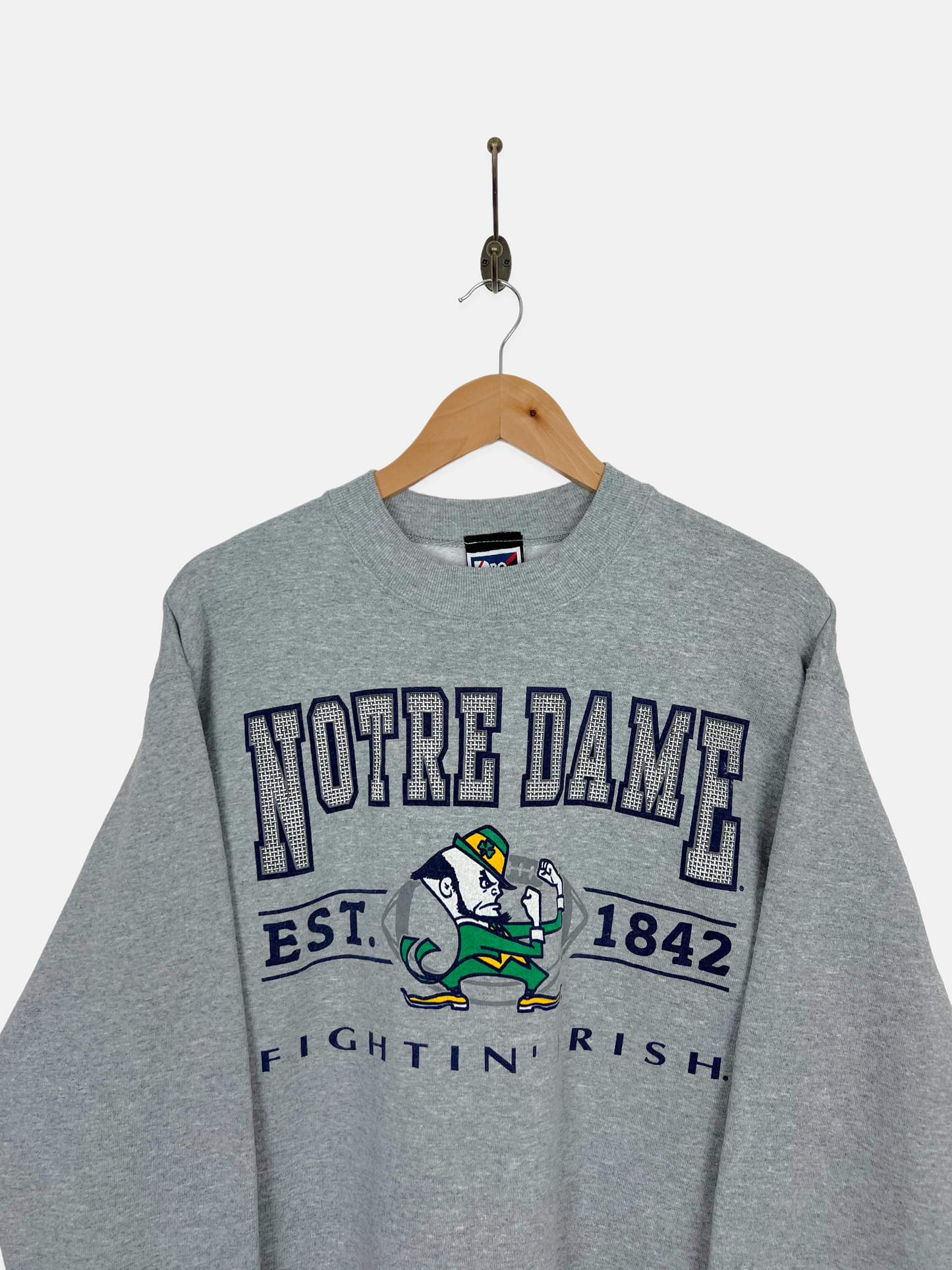 90's Notre Dame USA Made Vintage Sweatshirt Size 10-12