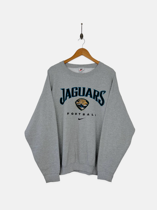 90's Nike Jaguars NFL USA Made Vintage Sweatshirt Size XL