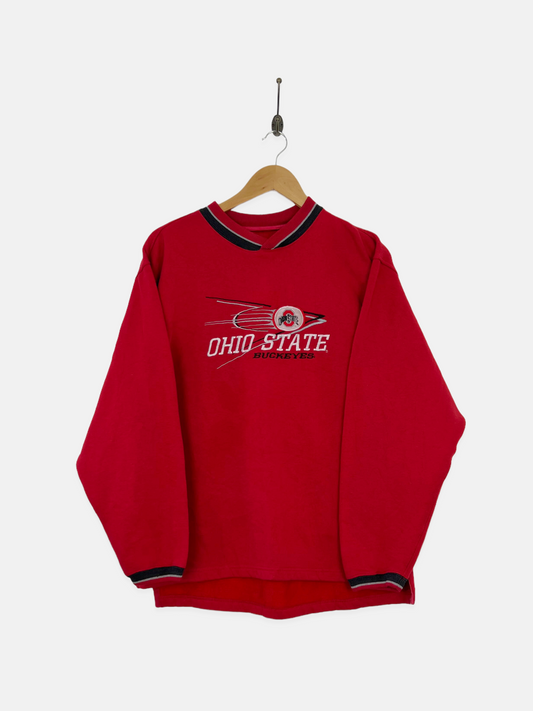 90's Ohio State Buckeyes Embroidered Vintage Sweatshirt Size M