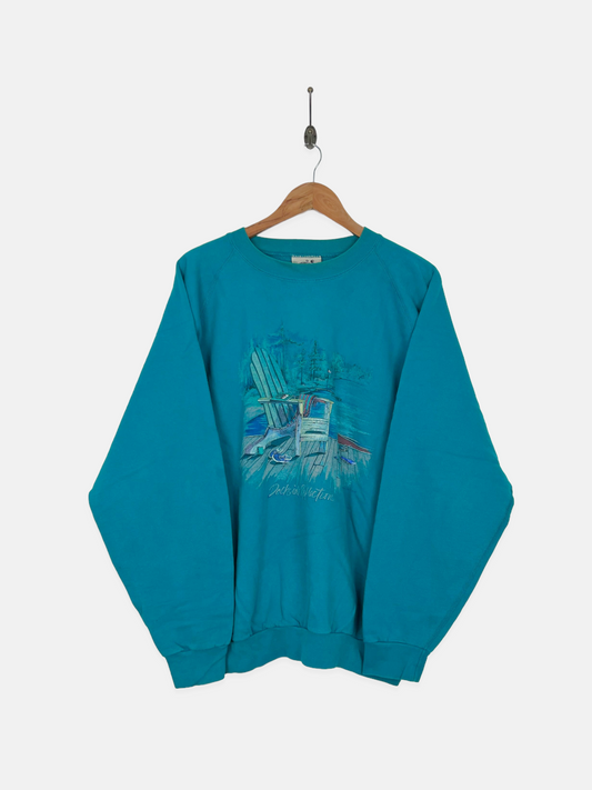 90's Dockside Reflections USA Made Vintage Sweatshirt Size XL