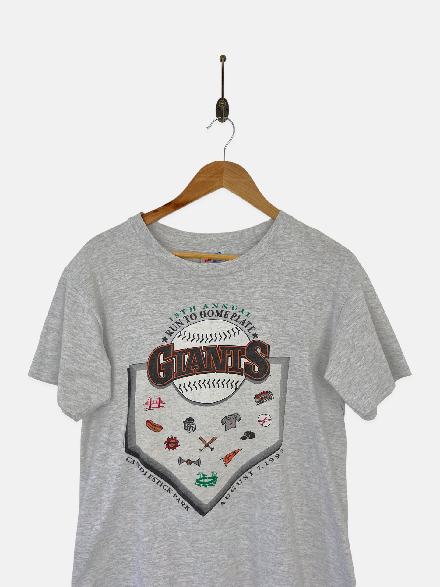 1993 San Francisco Giants MLB Vintage T-Shirt Size 10