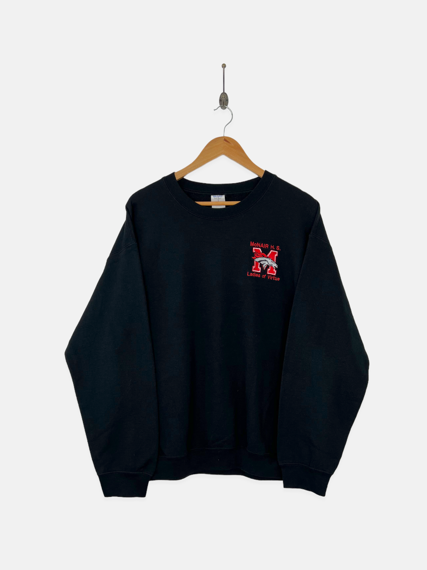 90's McNair High School Embroidered Vintage Sweatshirt Size M-L