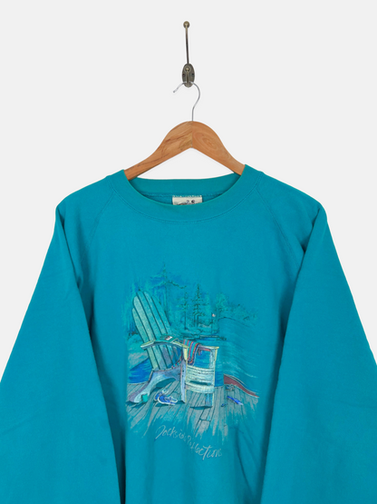 90's Dockside Reflections USA Made Vintage Sweatshirt Size XL